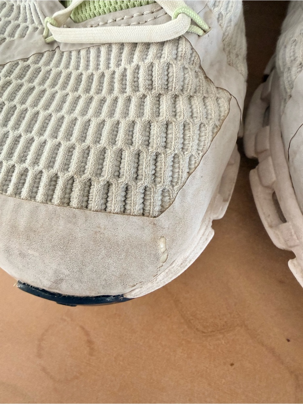 On Running Women's Light Gray and Lime Green Cloud Sneakers - Picture 7 of 7